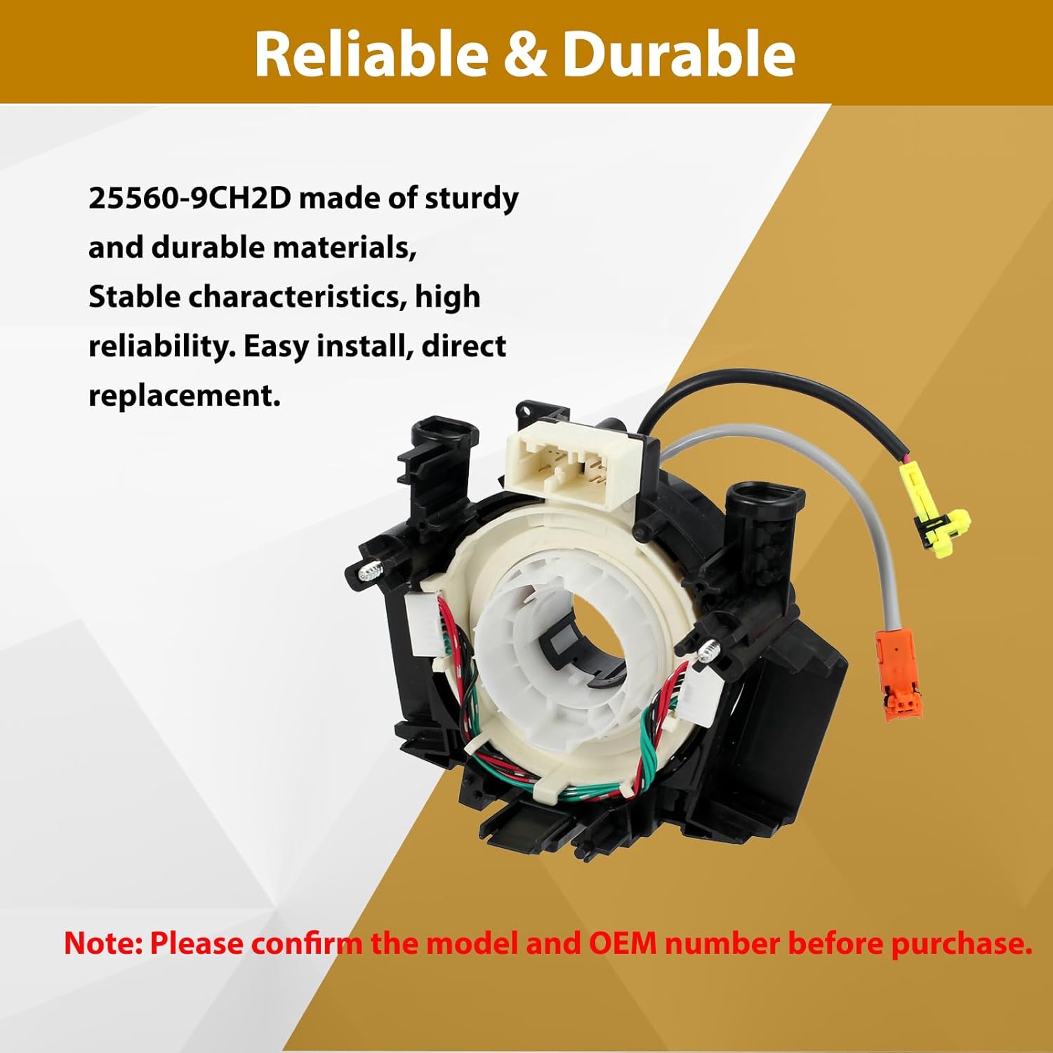 25560-9CH2D Compatible with 2006-2012 Nissan Pathfinder 2006-2015 Nissan Xterra